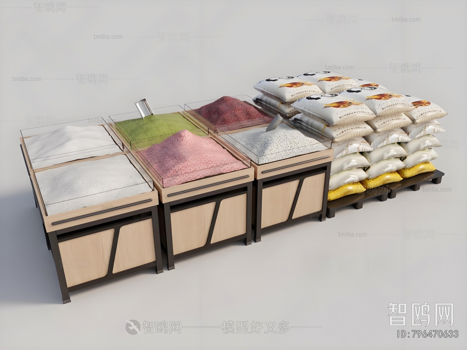 Modern Supermarket Shelf