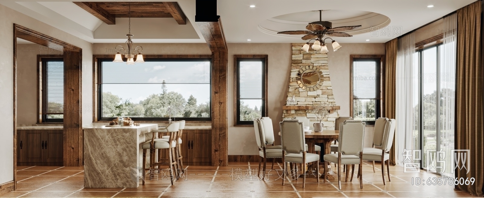 American Style Dining Room