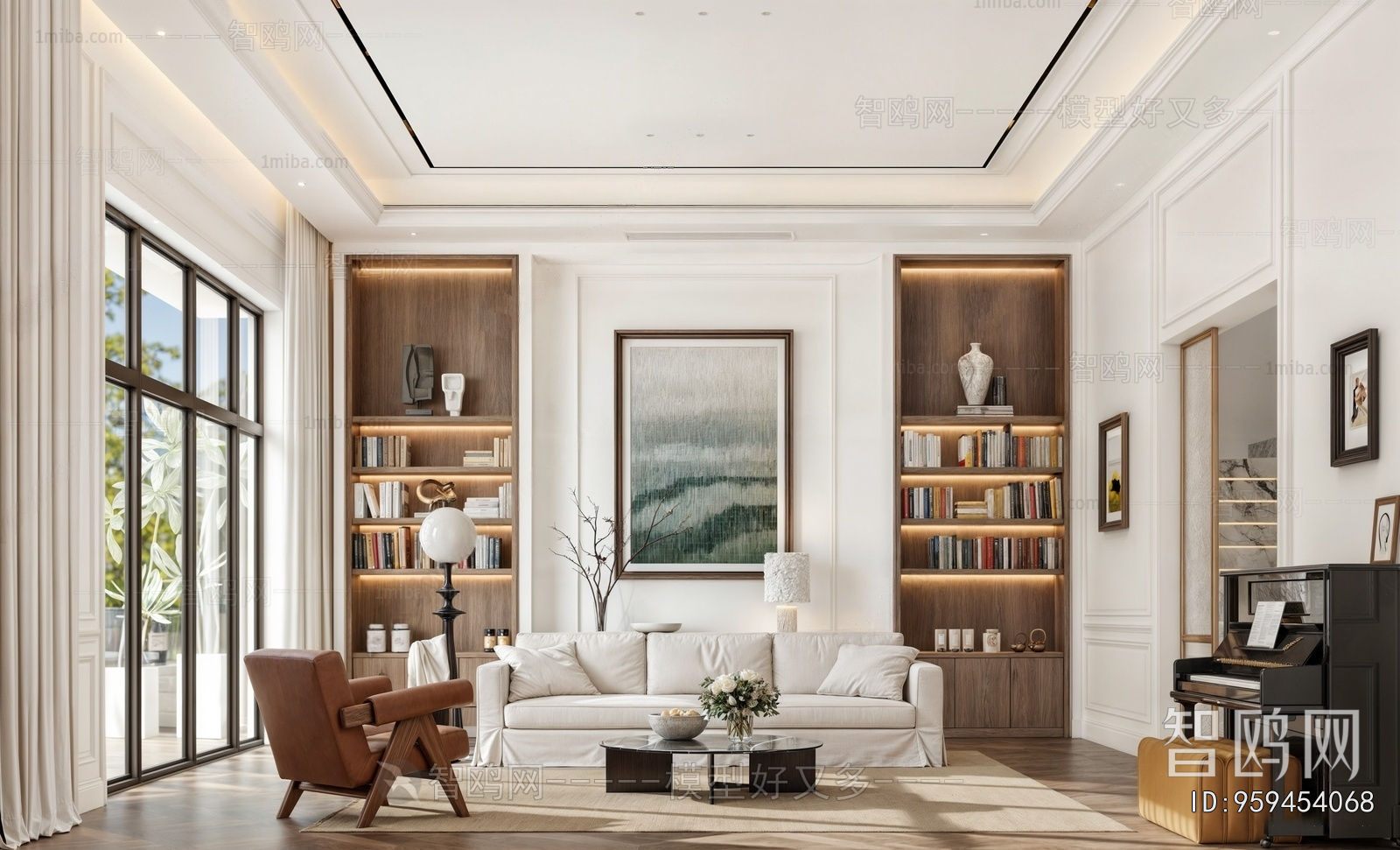 American Style A Living Room