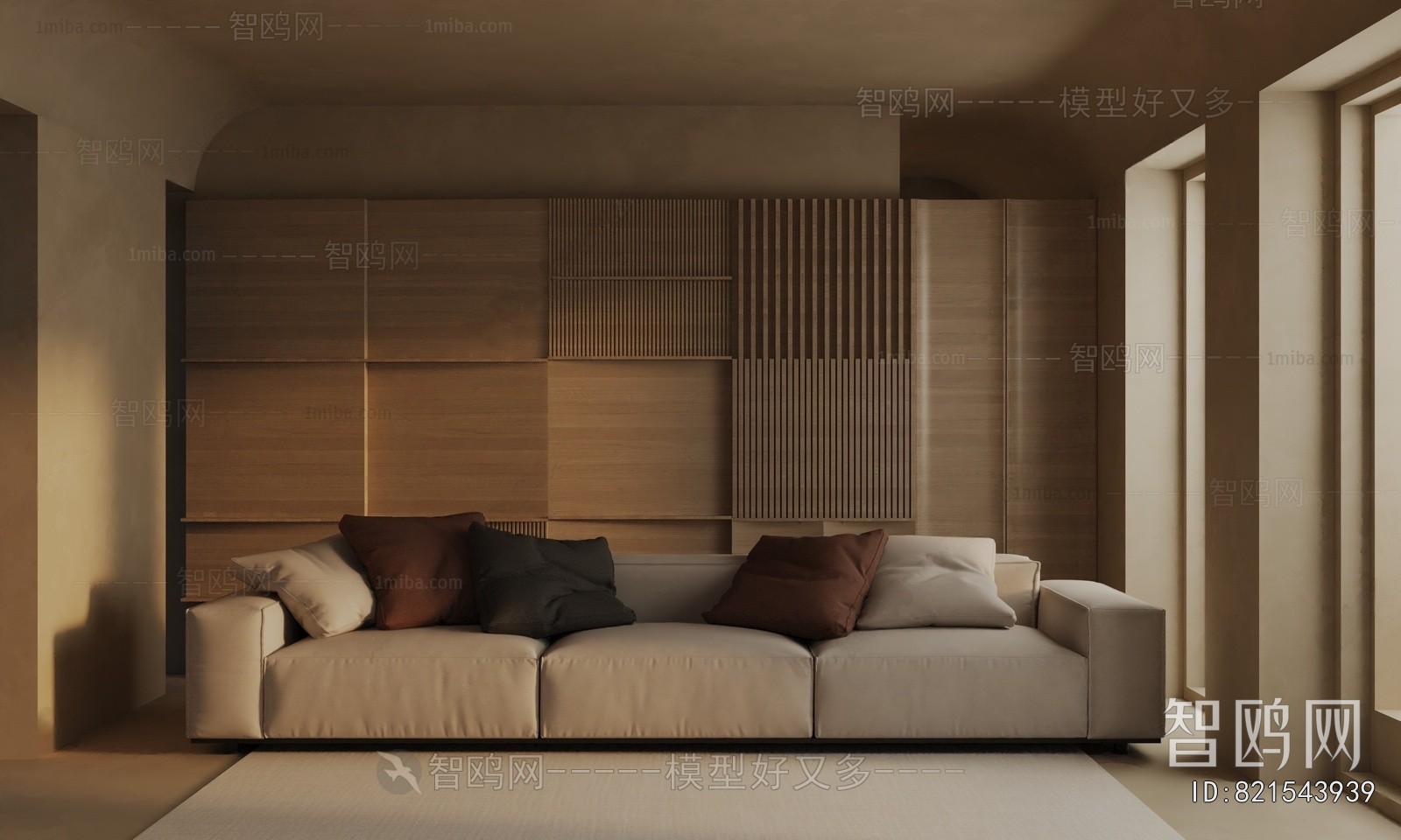 Wabi-sabi Style A Living Room