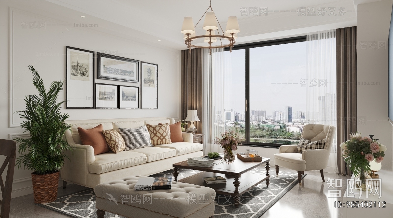 American Style A Living Room