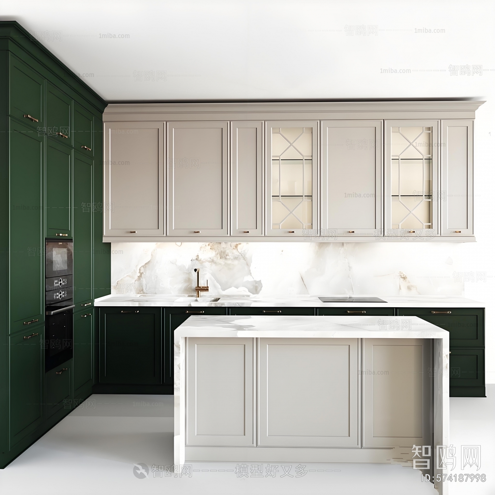 New Classical Style Kitchen Cabinet