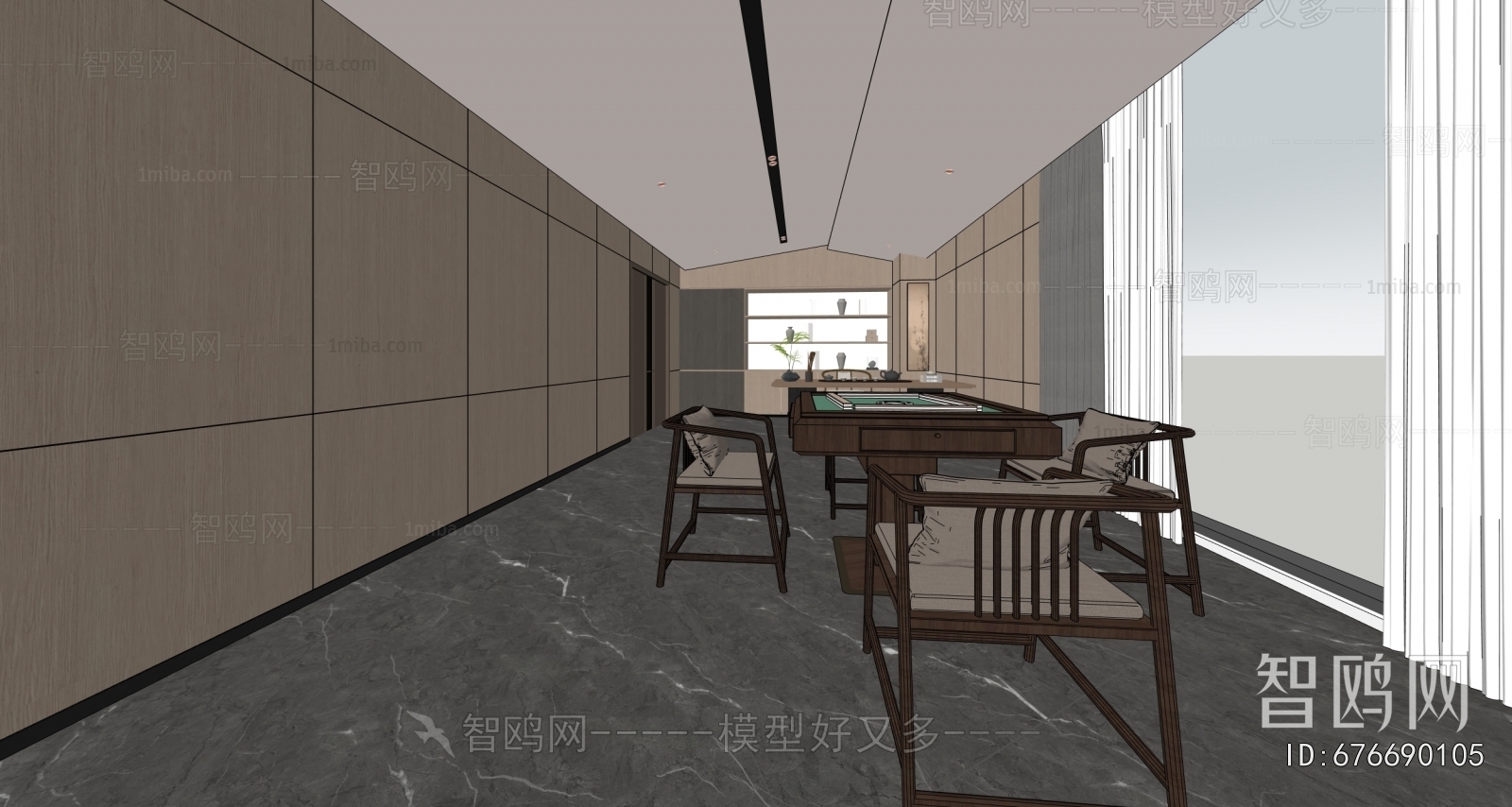 New Chinese Style Manager's Office