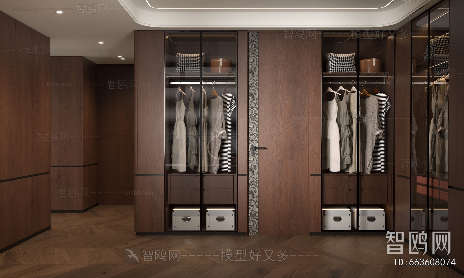 Modern Clothes Storage Area