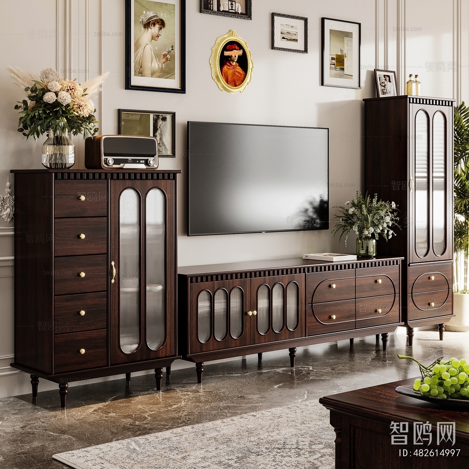 American Style TV Cabinet