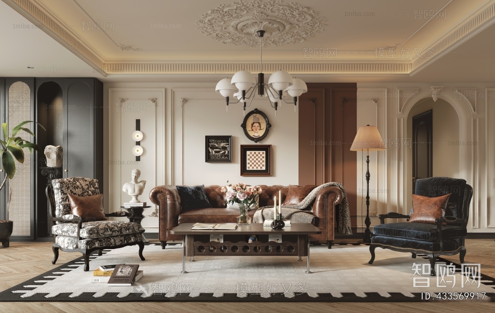 French Style A Living Room