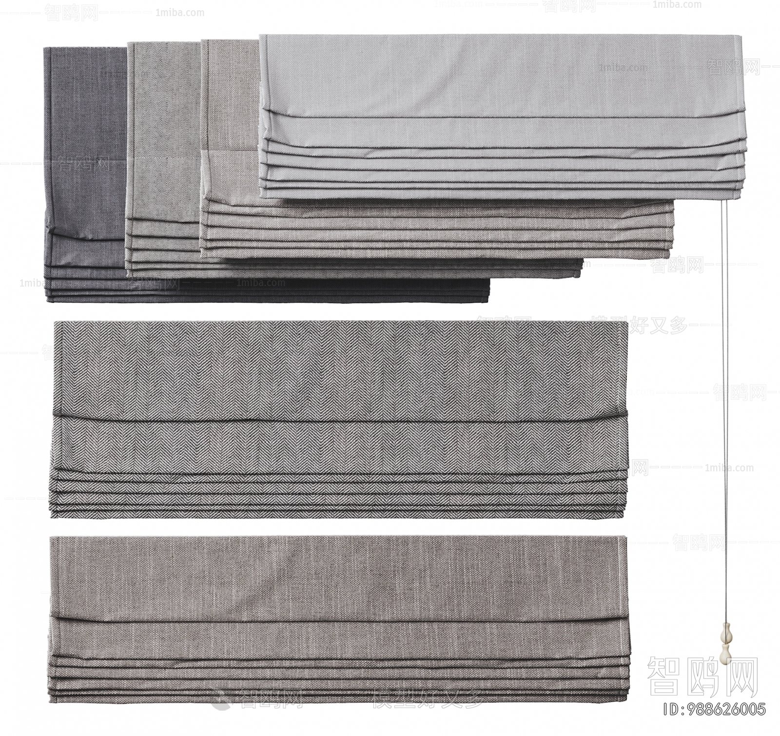 Modern Roman Curtain