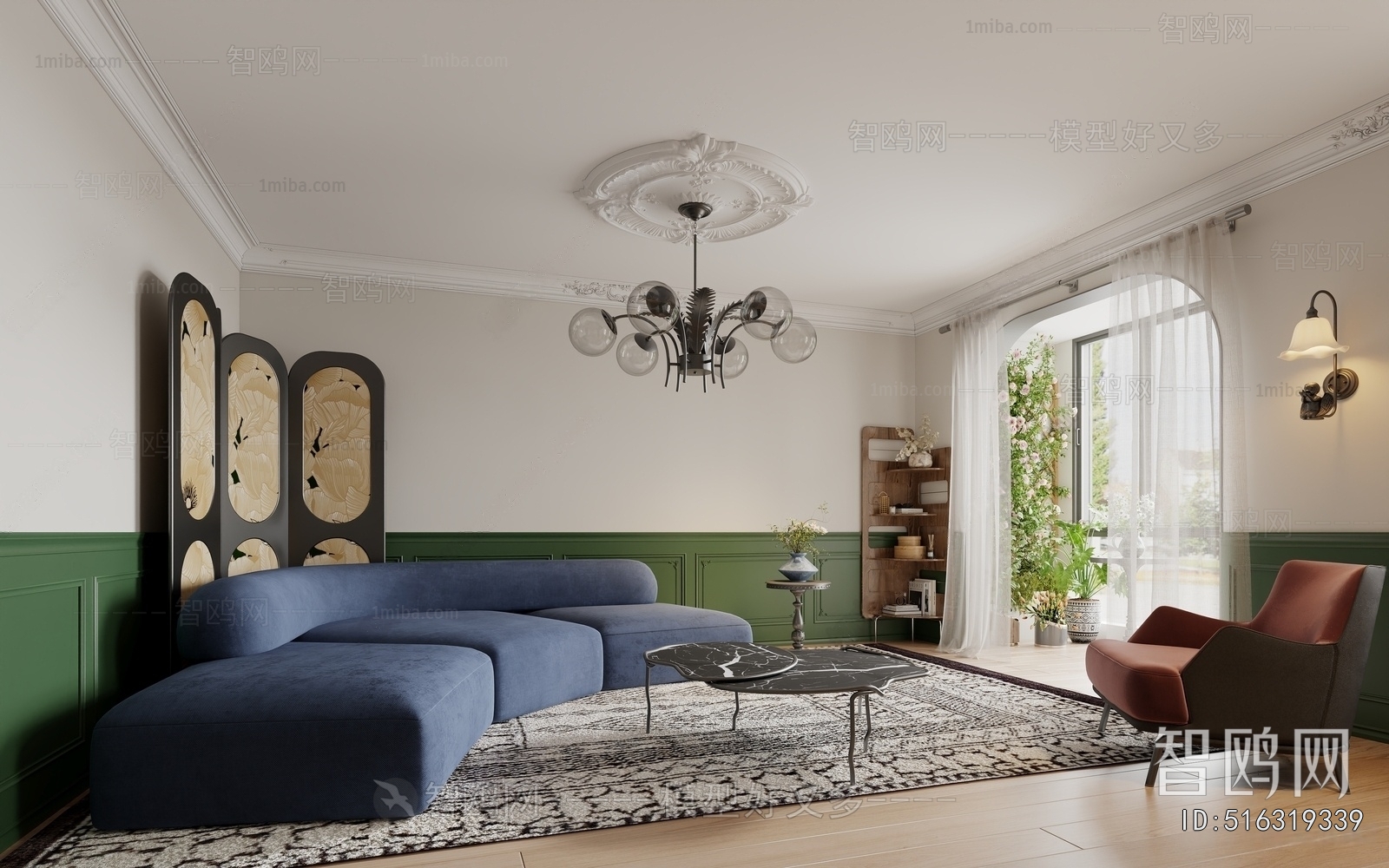 French Style A Living Room