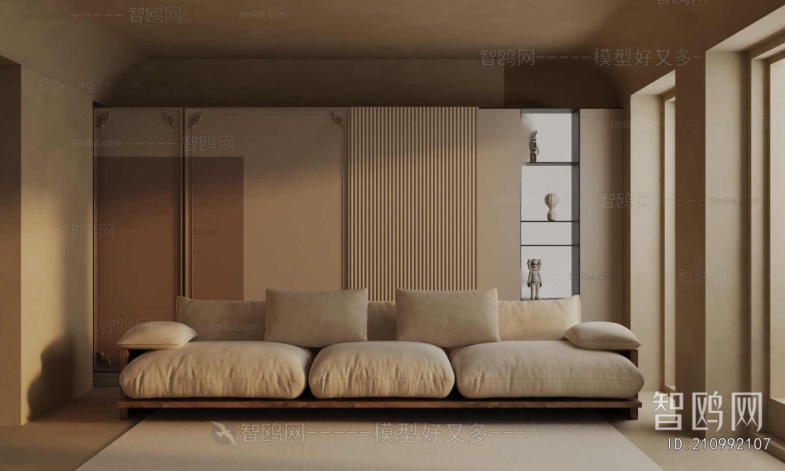 Wabi-sabi Style A Living Room