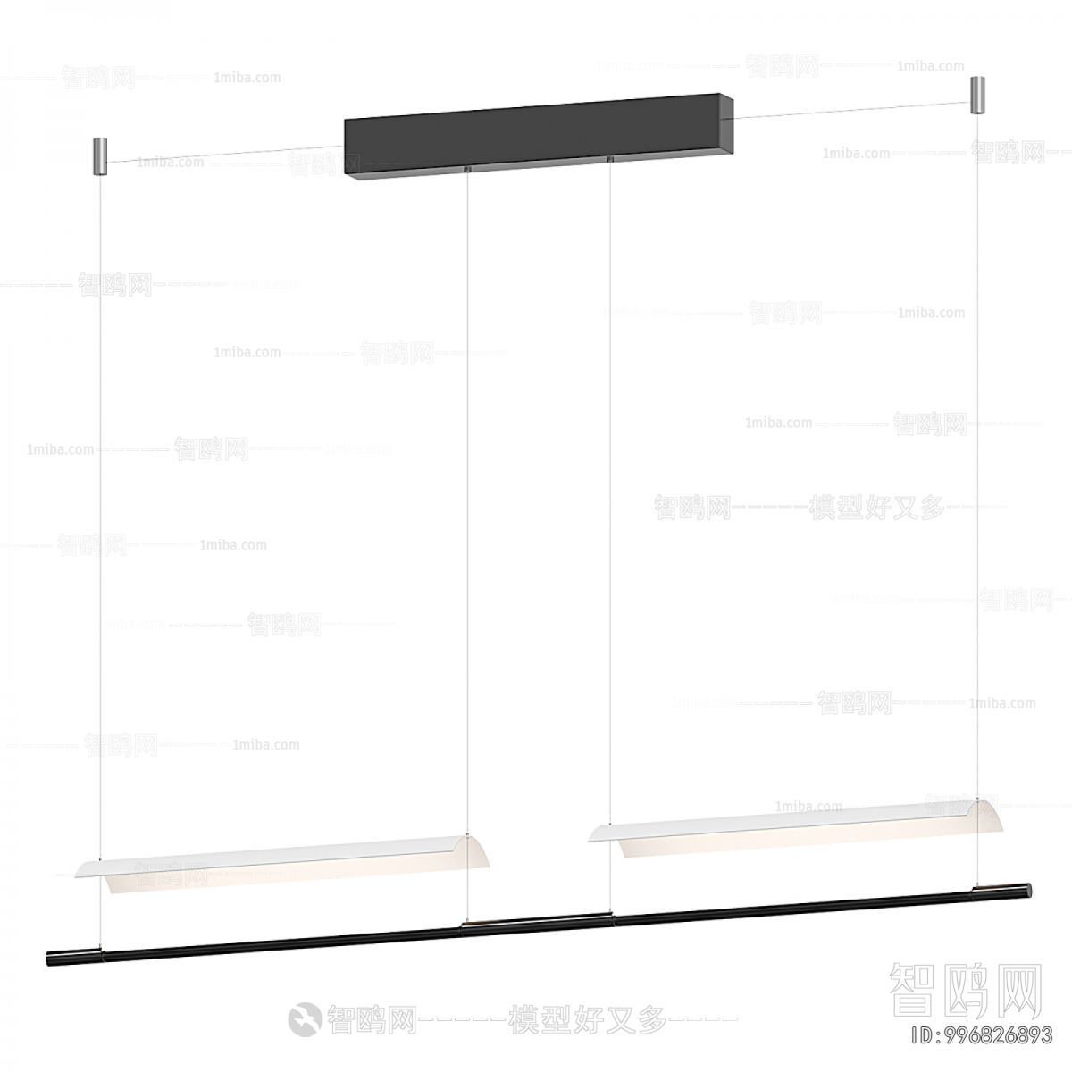 Modern Long Chandelier