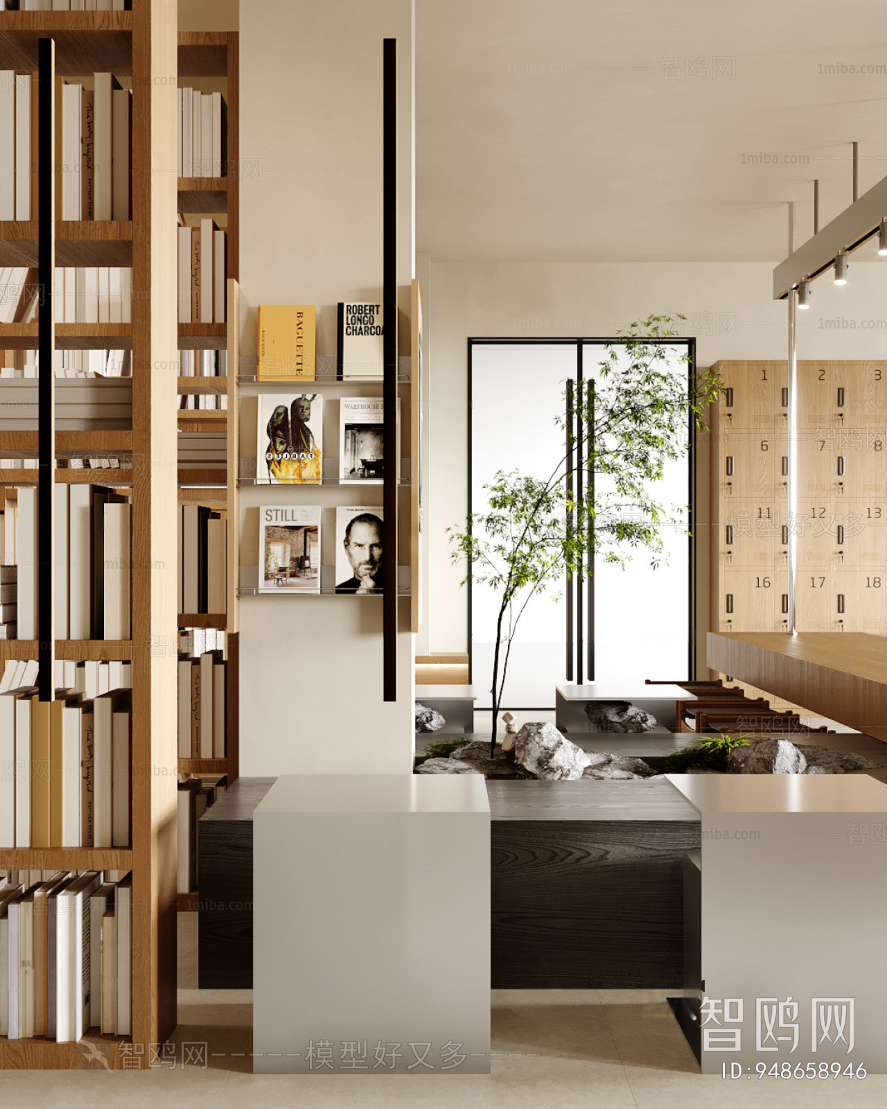 Modern Bookstore Book Bar