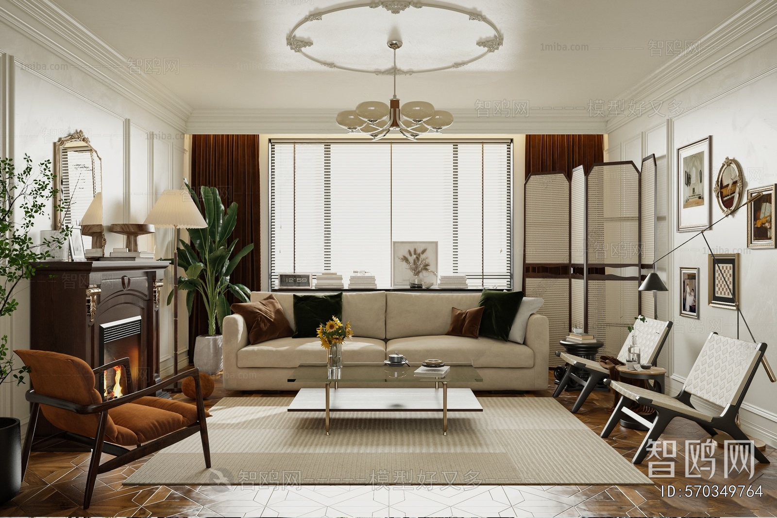 French Style A Living Room