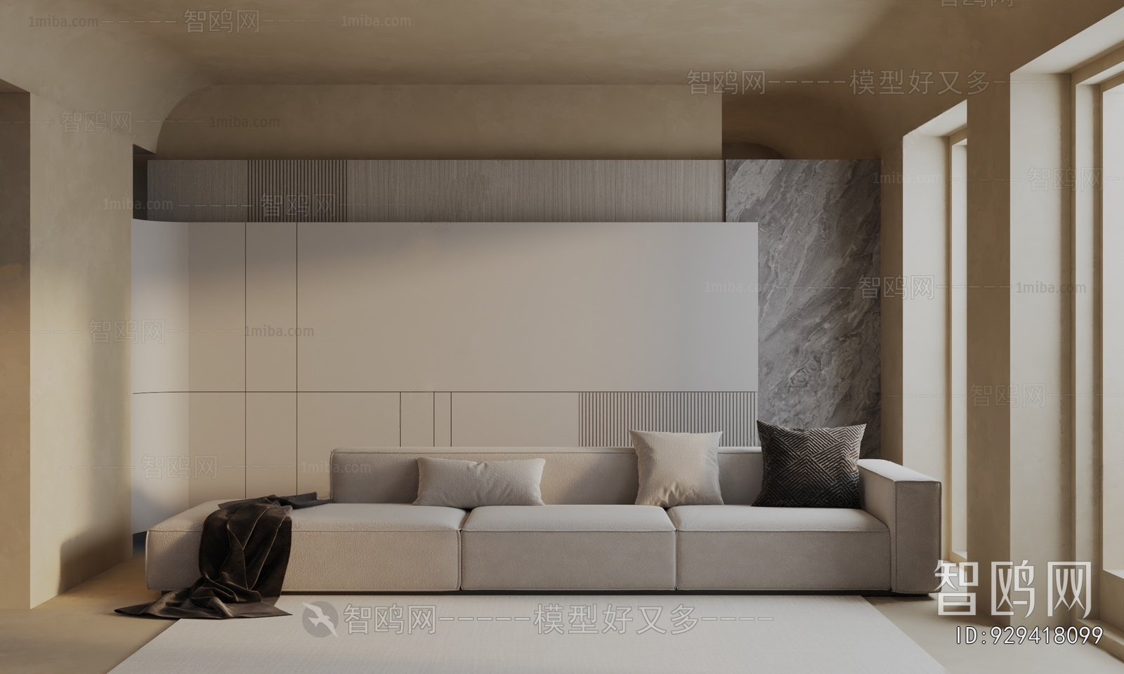 Wabi-sabi Style A Living Room