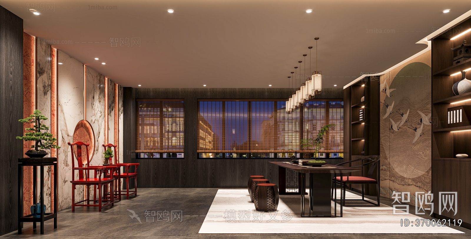 New Chinese Style Club Space