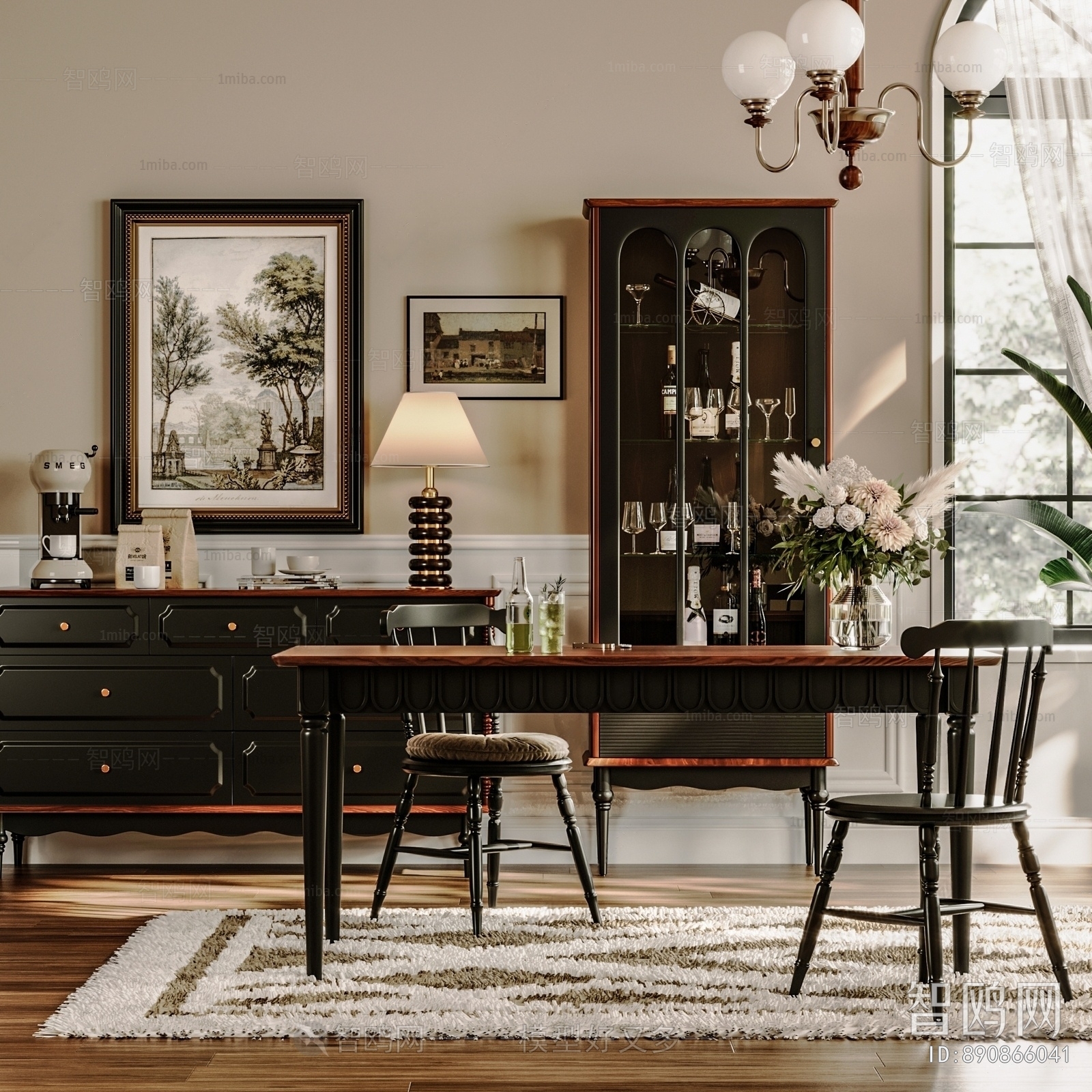 French Style Dining Table And Chairs