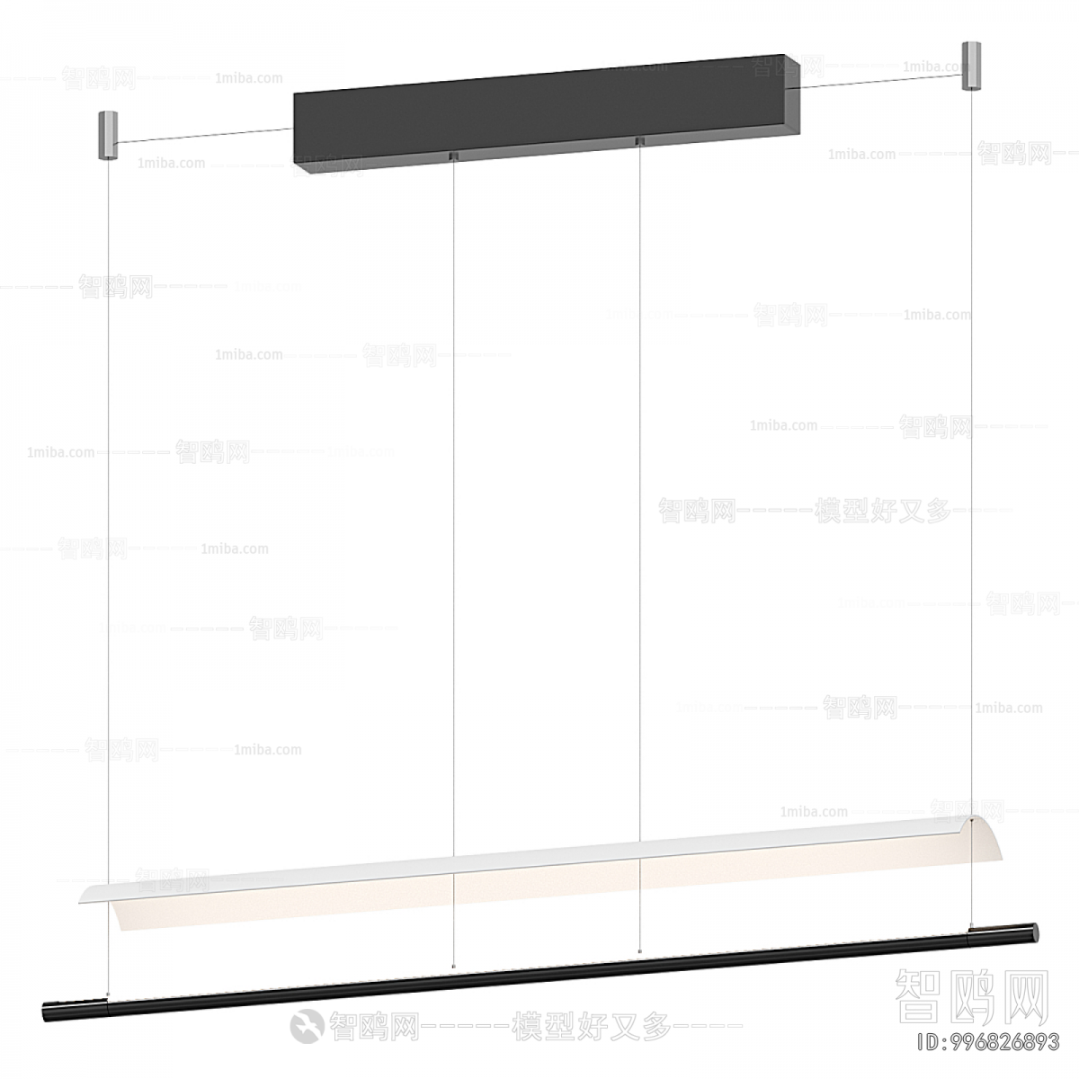 Modern Long Chandelier