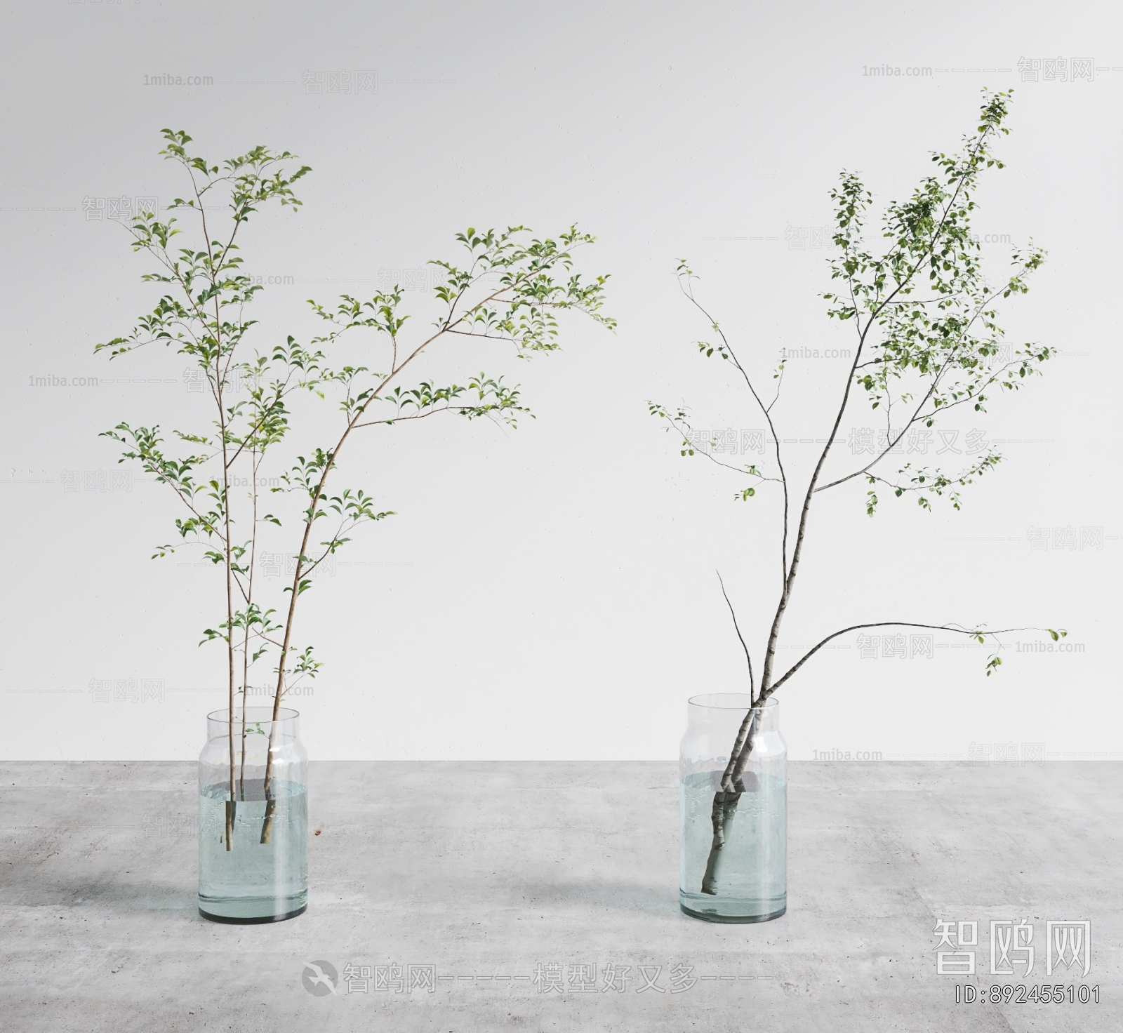 Modern Aquatic Green Plant