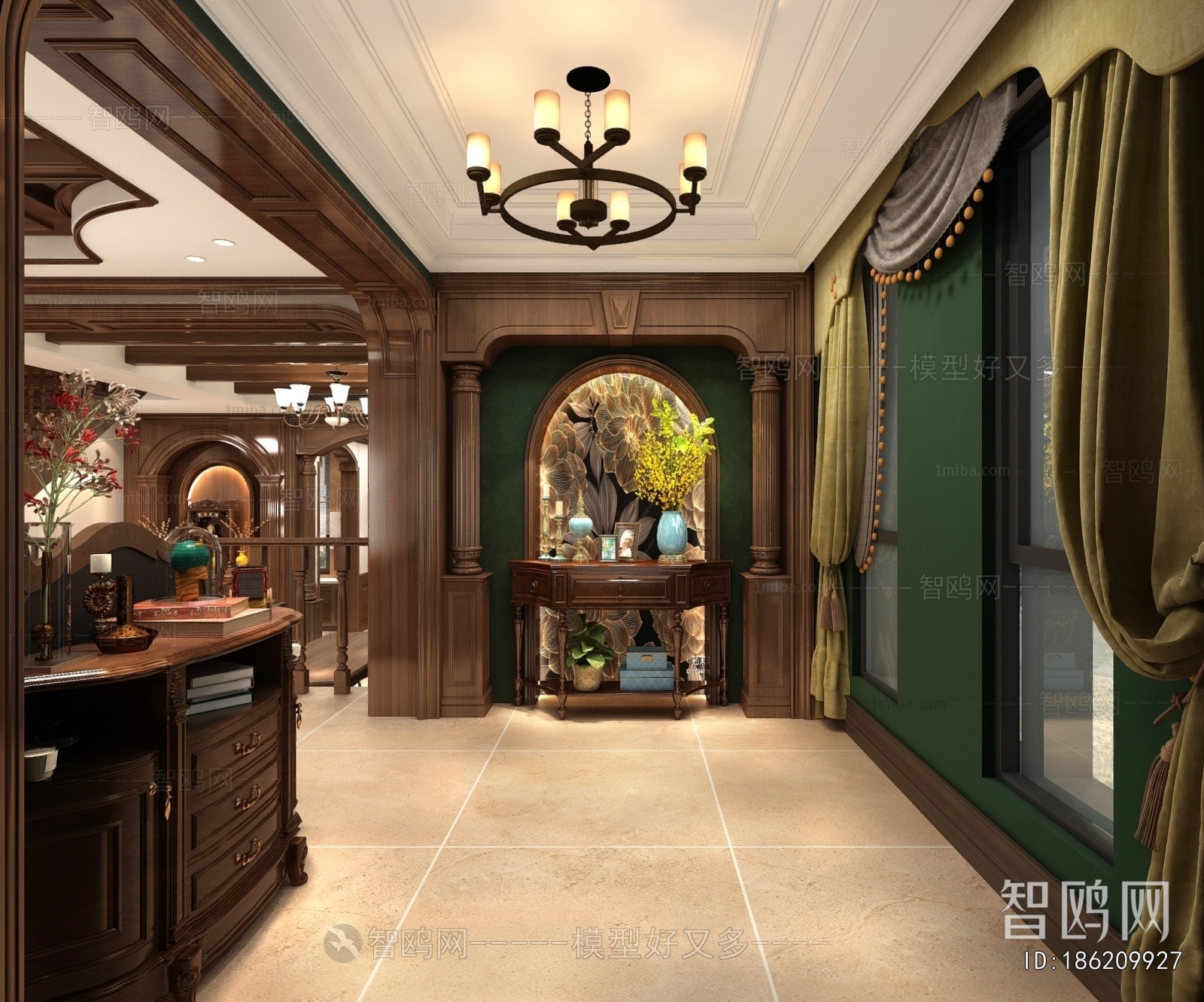 American Style Hallway