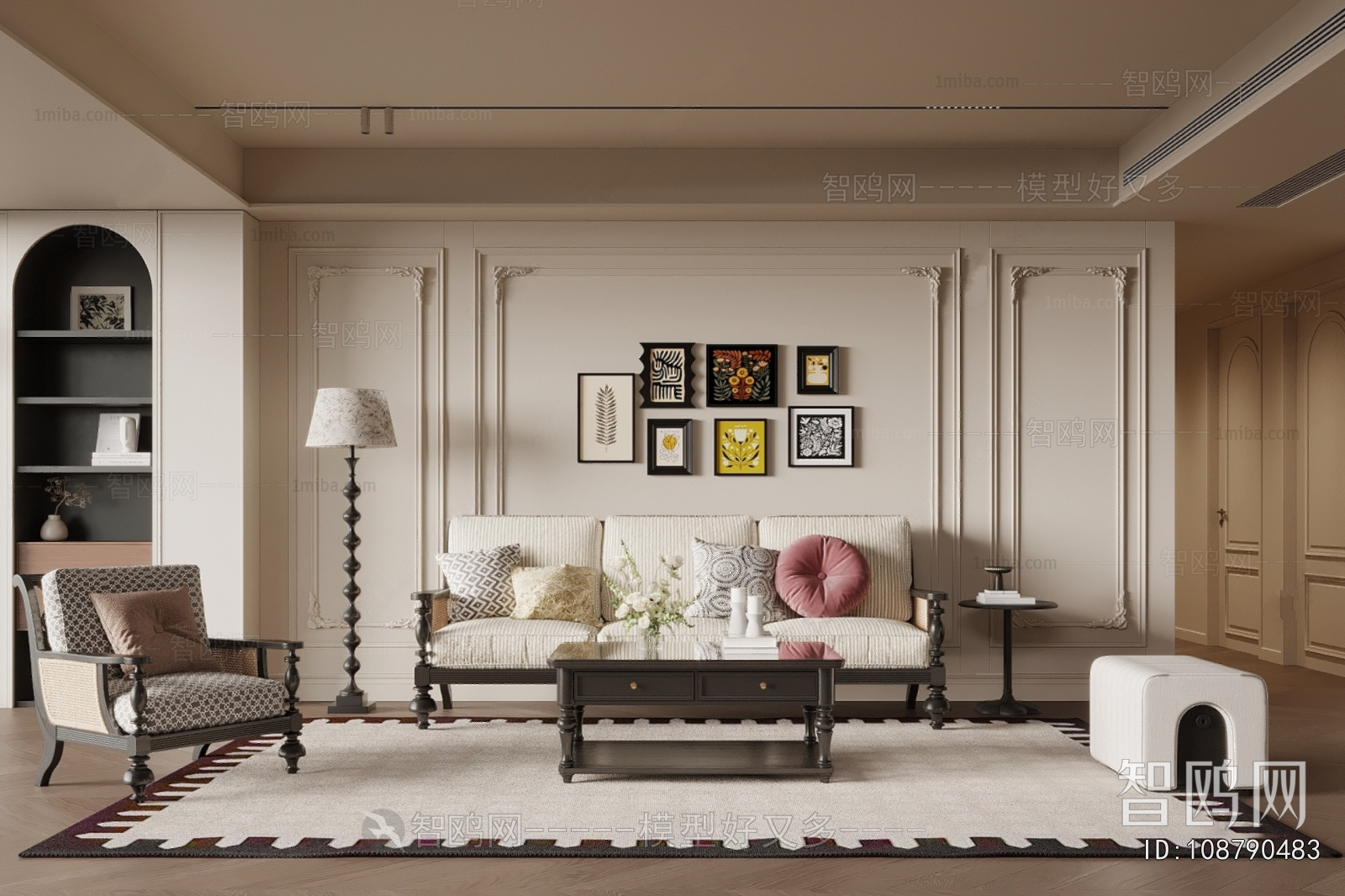 French Style A Living Room