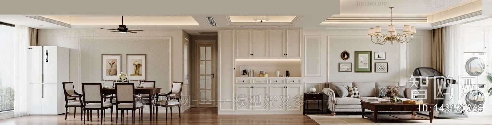 American Style A Living Room