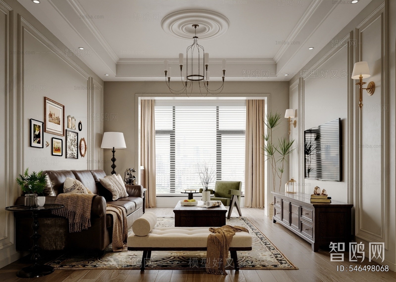 American Style A Living Room