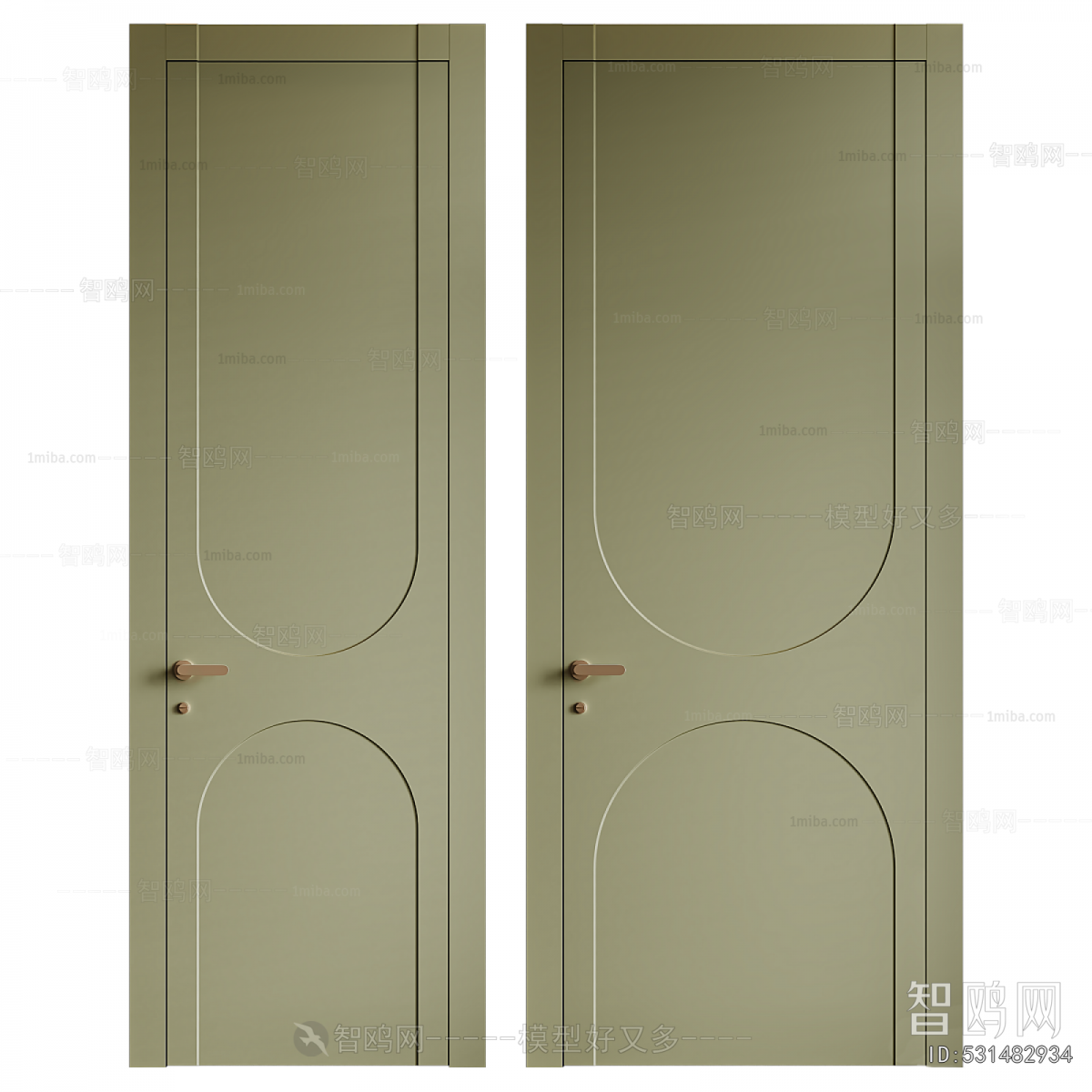 Modern Single Door