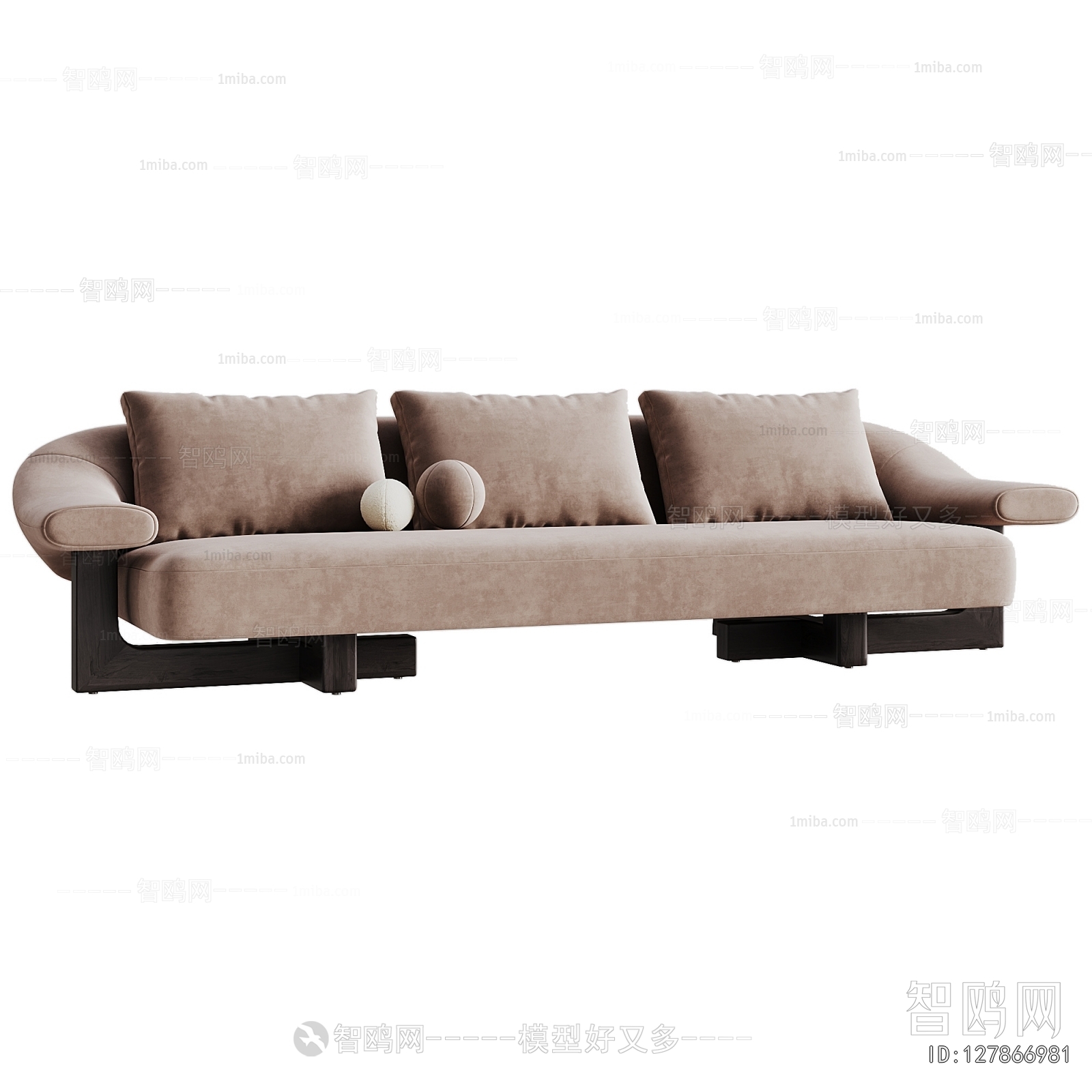 Modern Three-seat Sofa