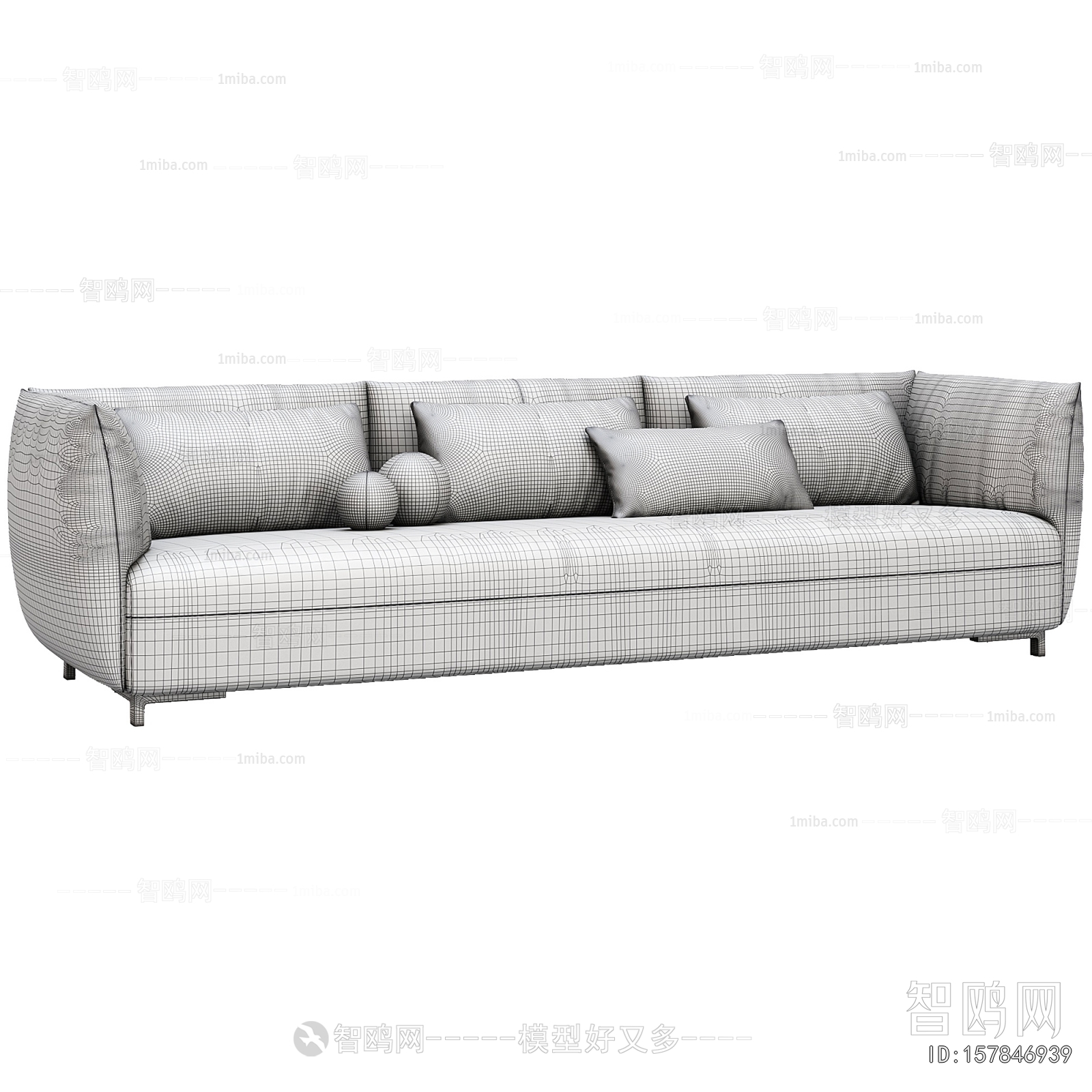 Modern Three-seat Sofa