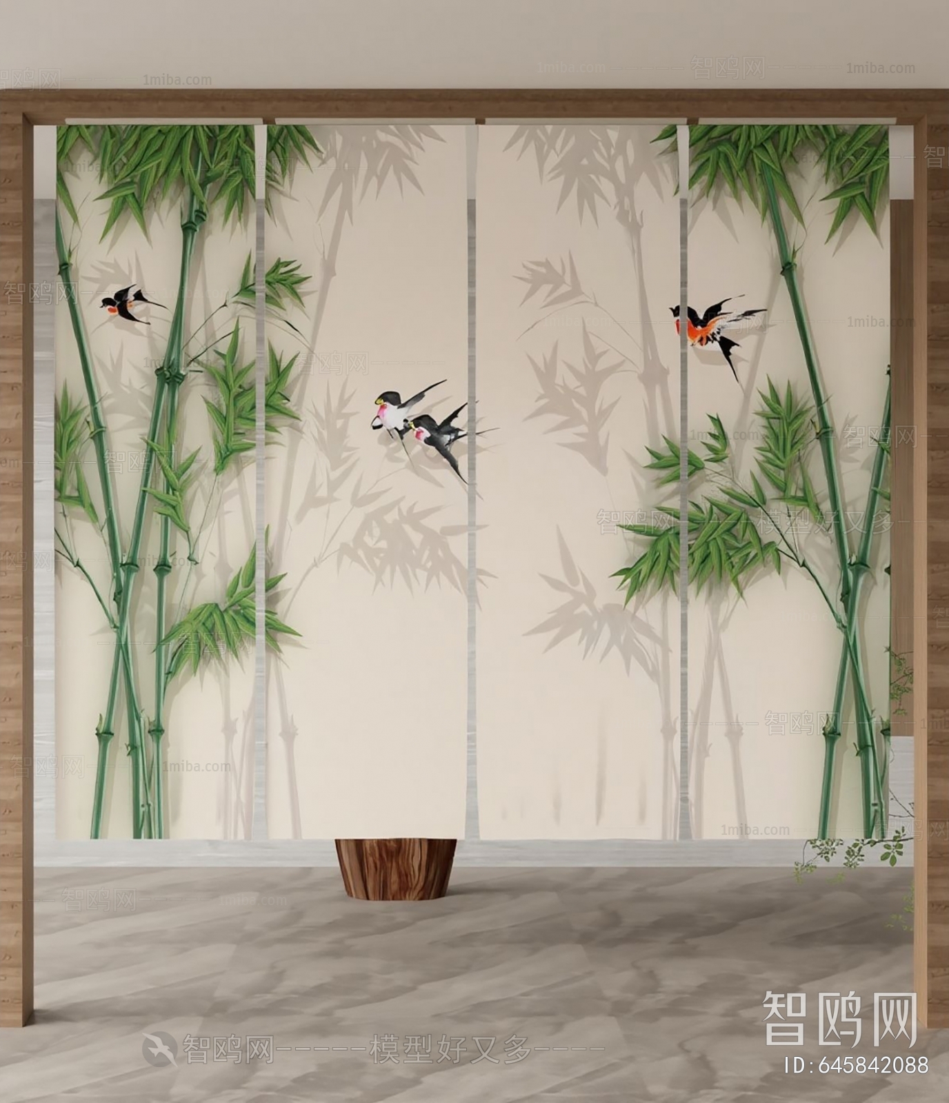 New Chinese Style Door Curtain