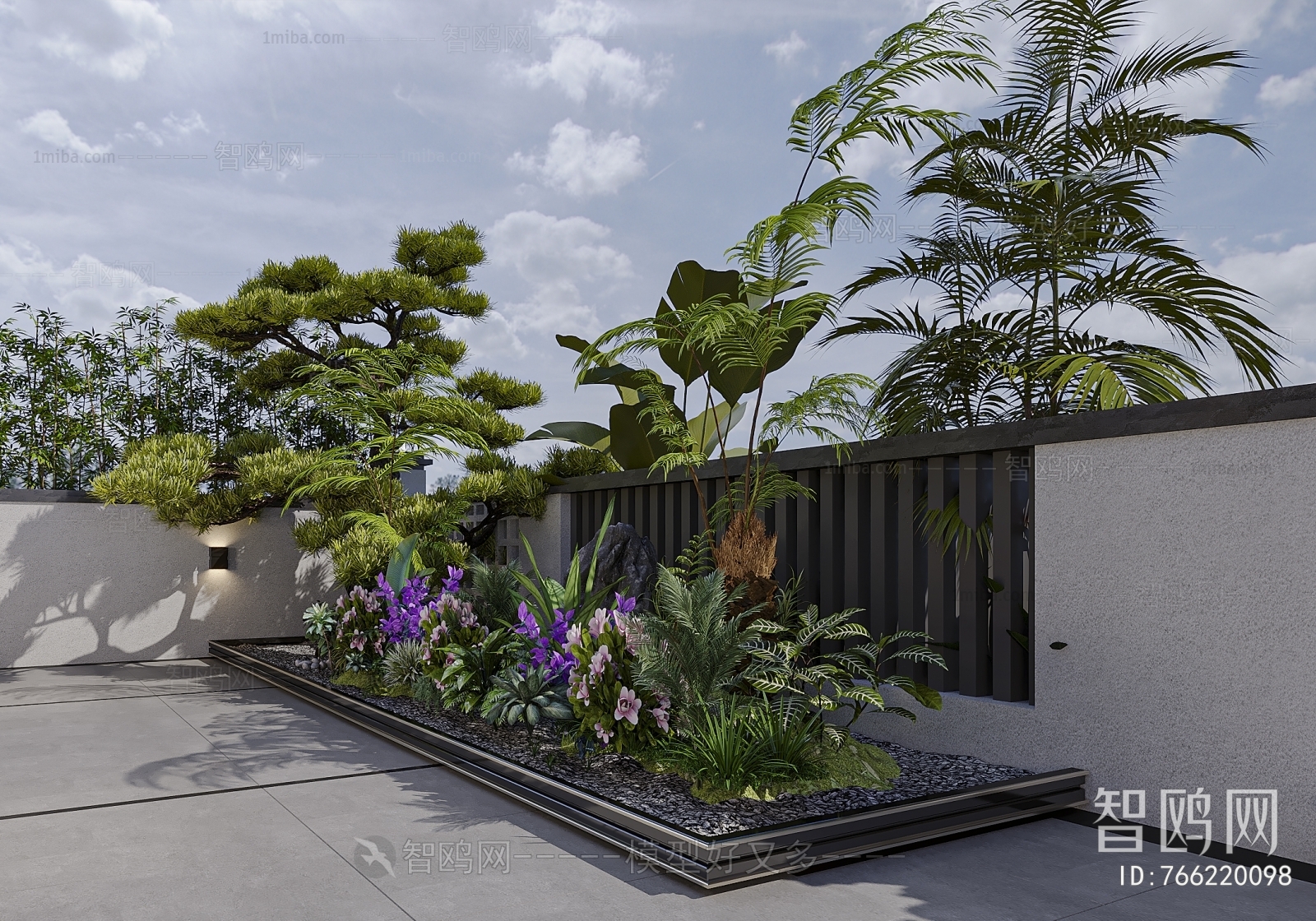 Modern Courtyard/landscape