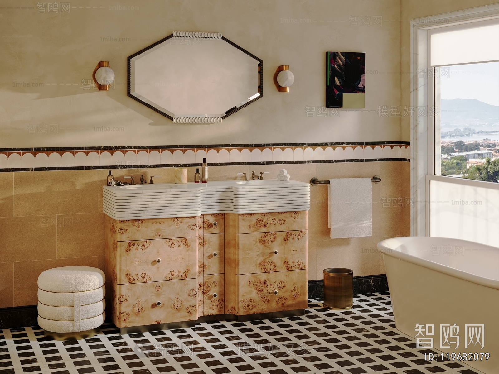 Modern Bathroom Cabinet