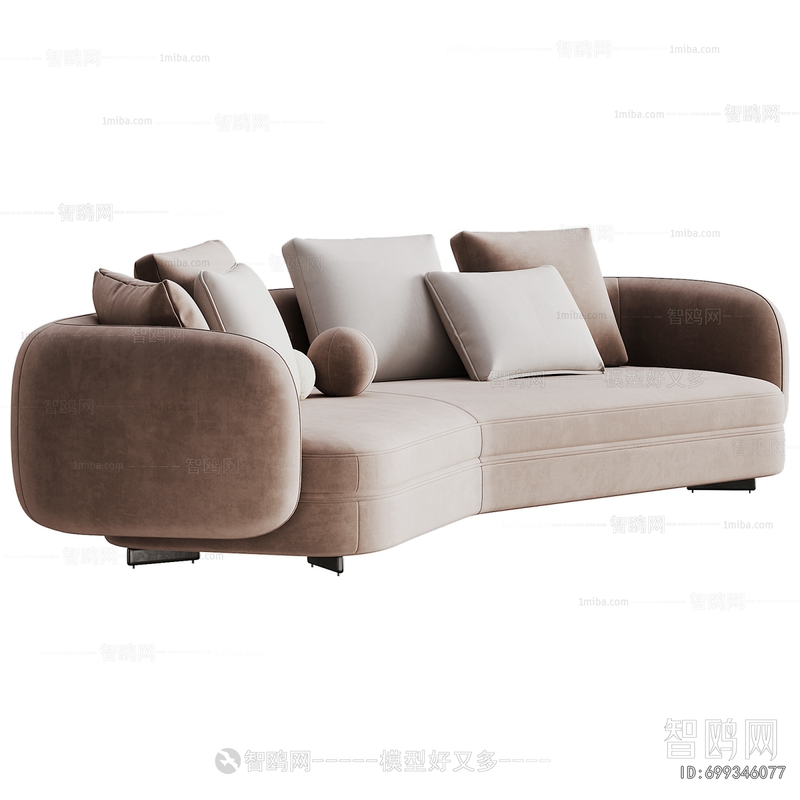 Modern Curved Sofa