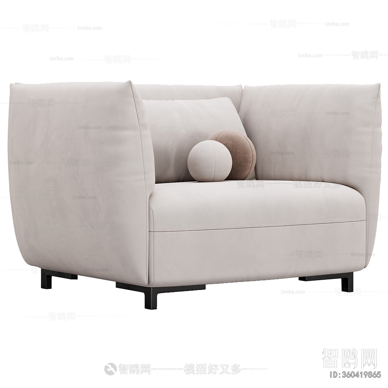 Modern Single Sofa