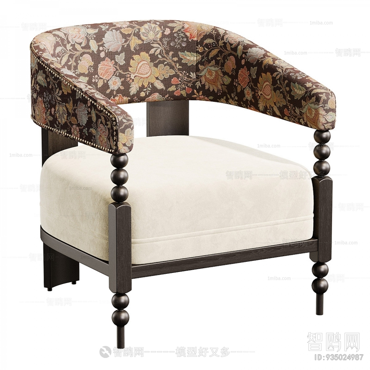 French Style Single Sofa