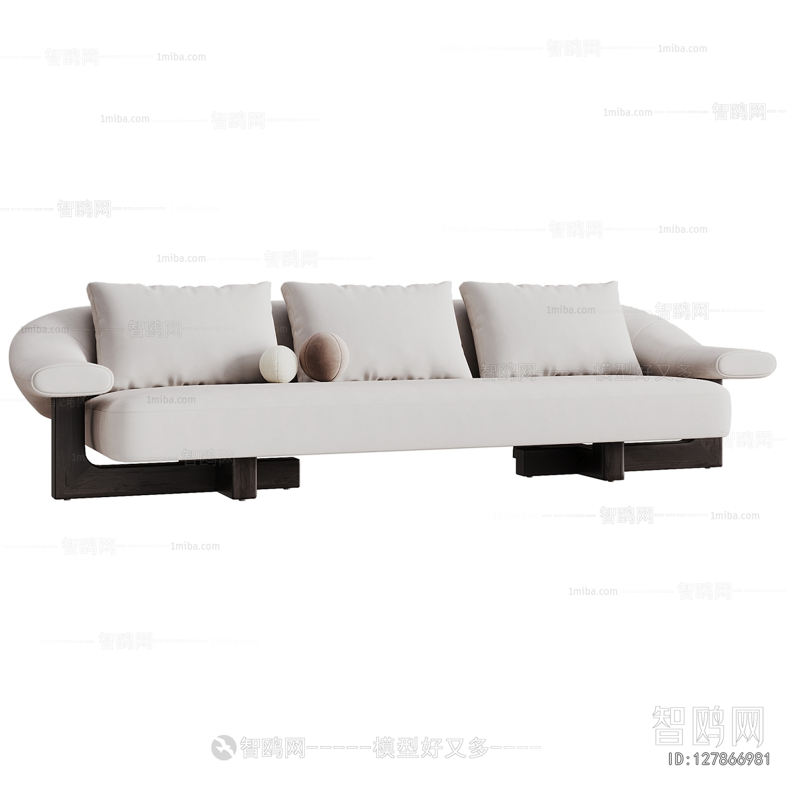Modern Three-seat Sofa