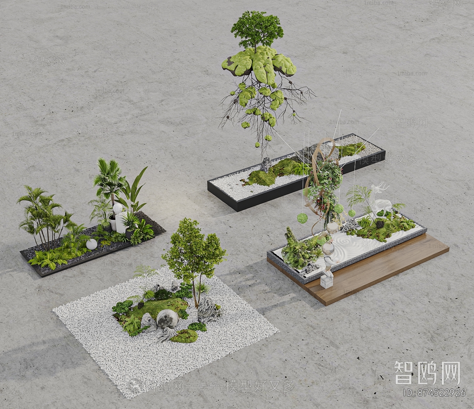 New Chinese Style Plant Landscaping