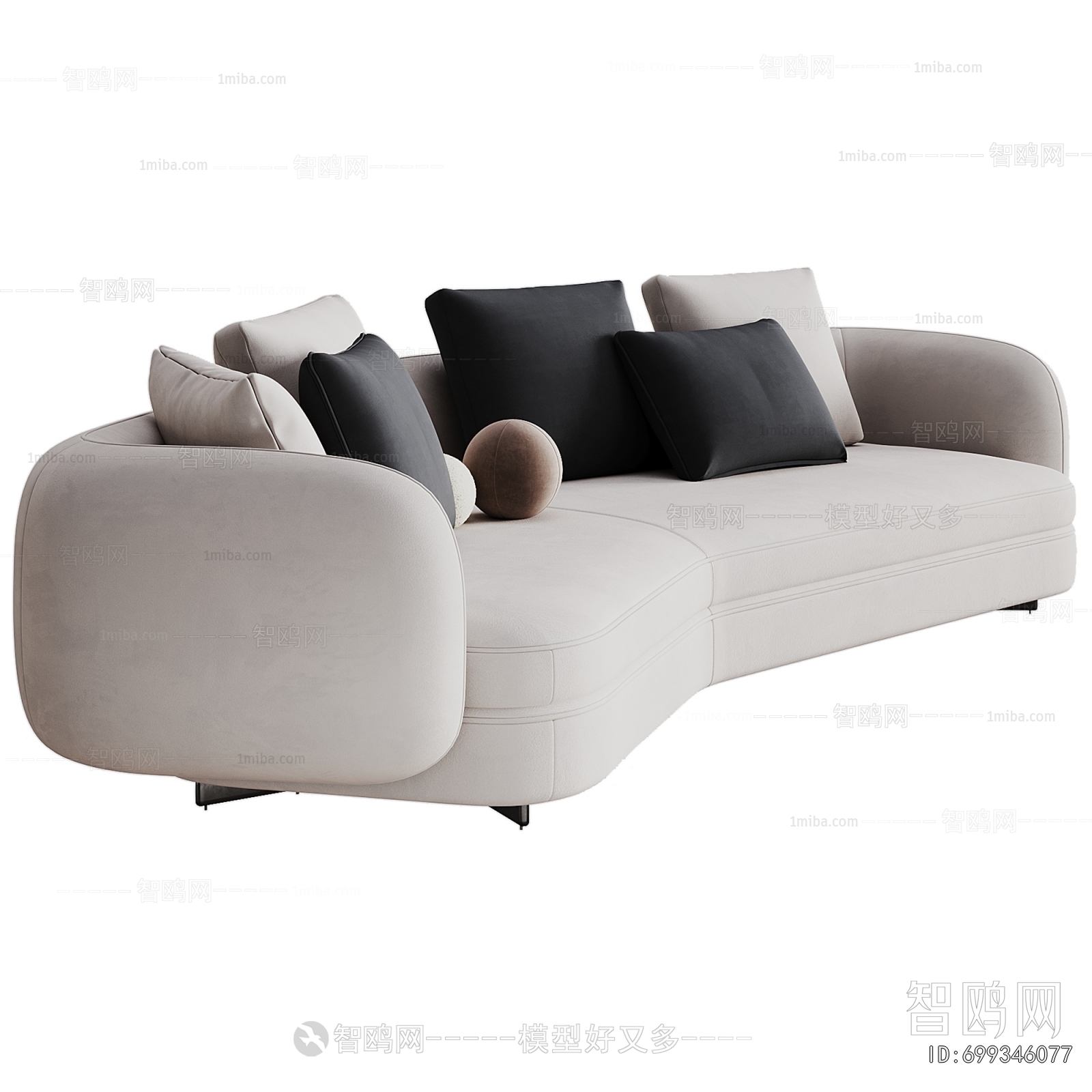 Modern Curved Sofa