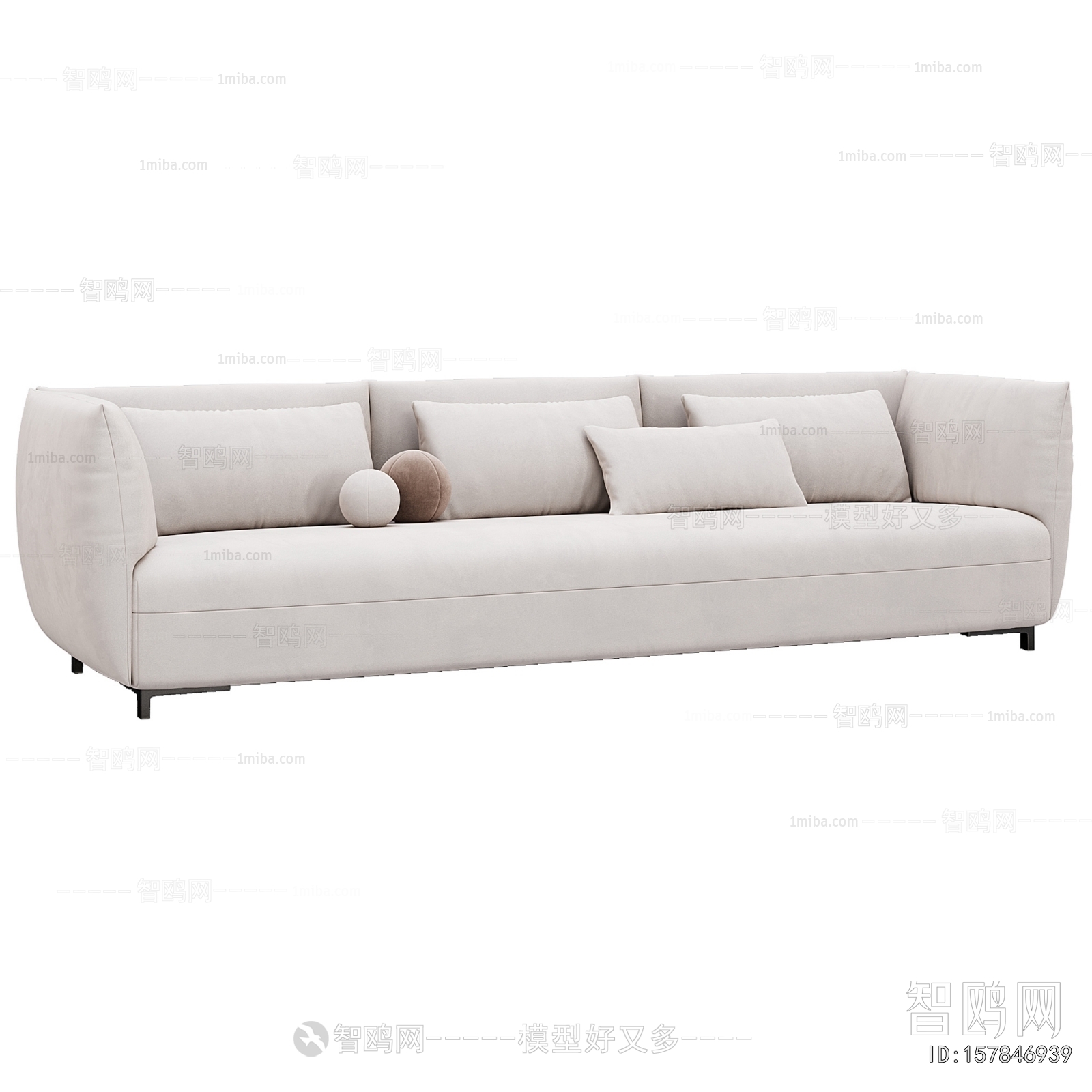 Modern Three-seat Sofa