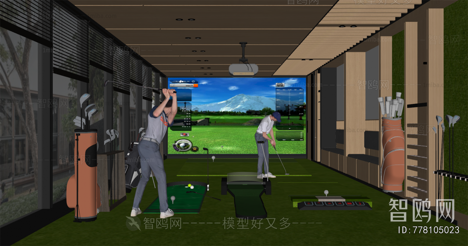 Modern Indoor Stadium