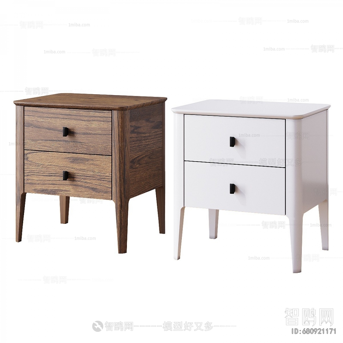 Nordic Style Bedside Cupboard