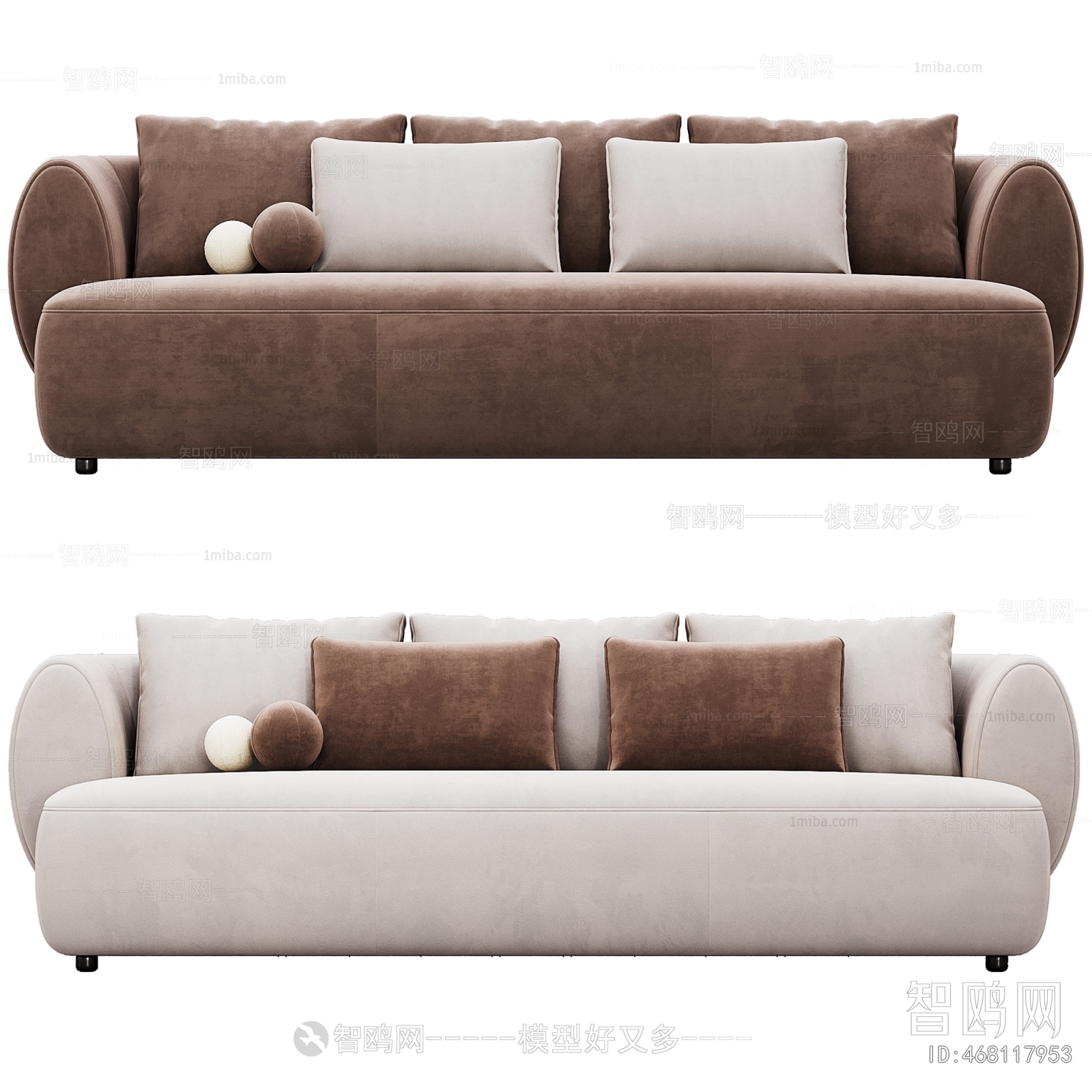 Modern Three-seat Sofa