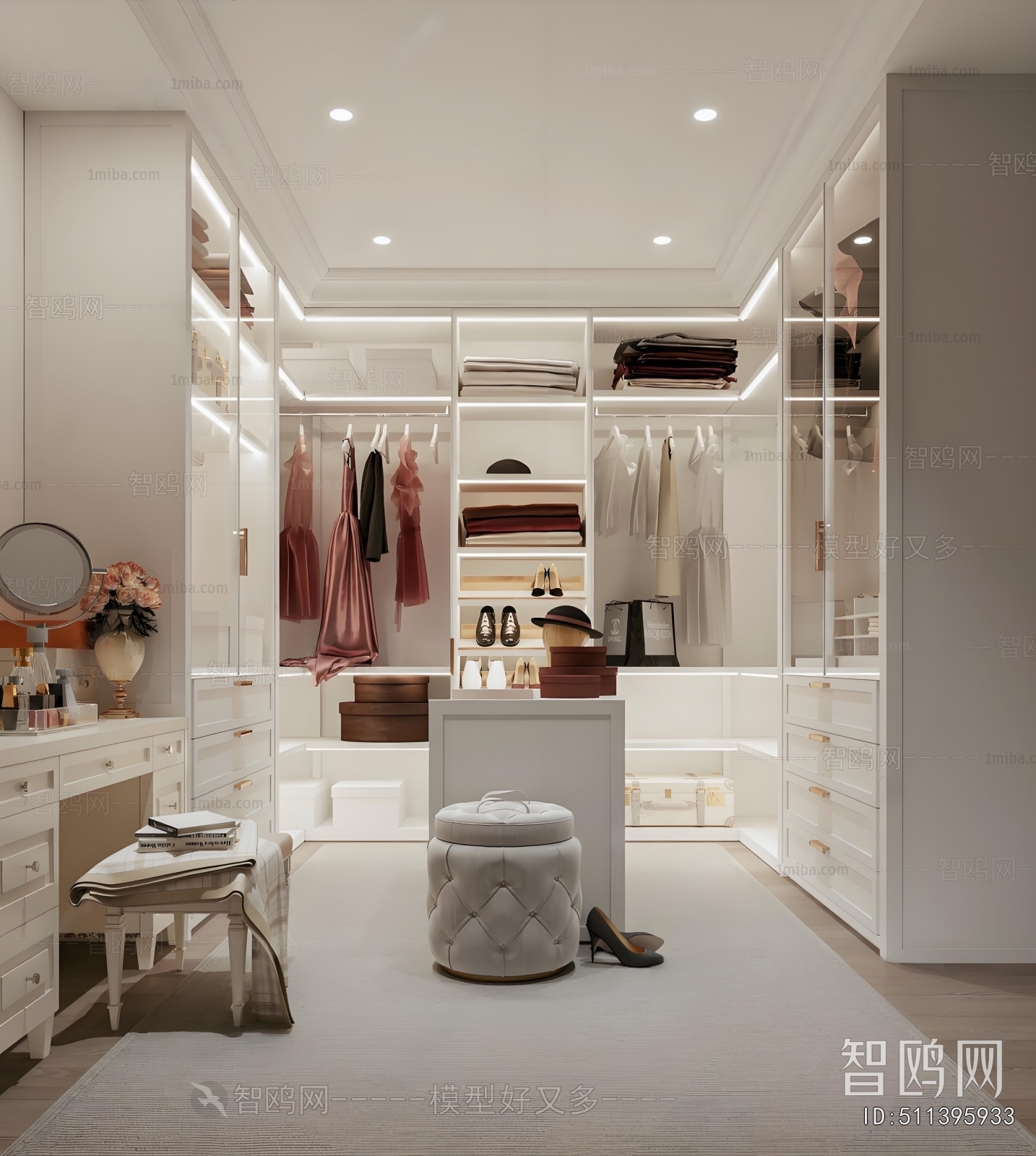 Modern Clothes Storage Area