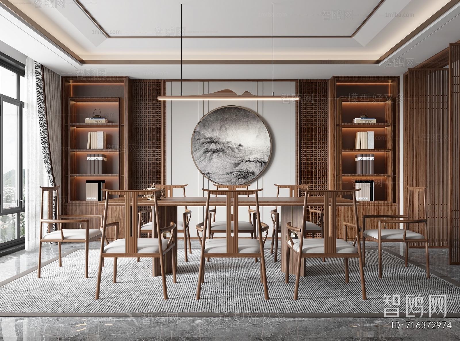 New Chinese Style Dining Room