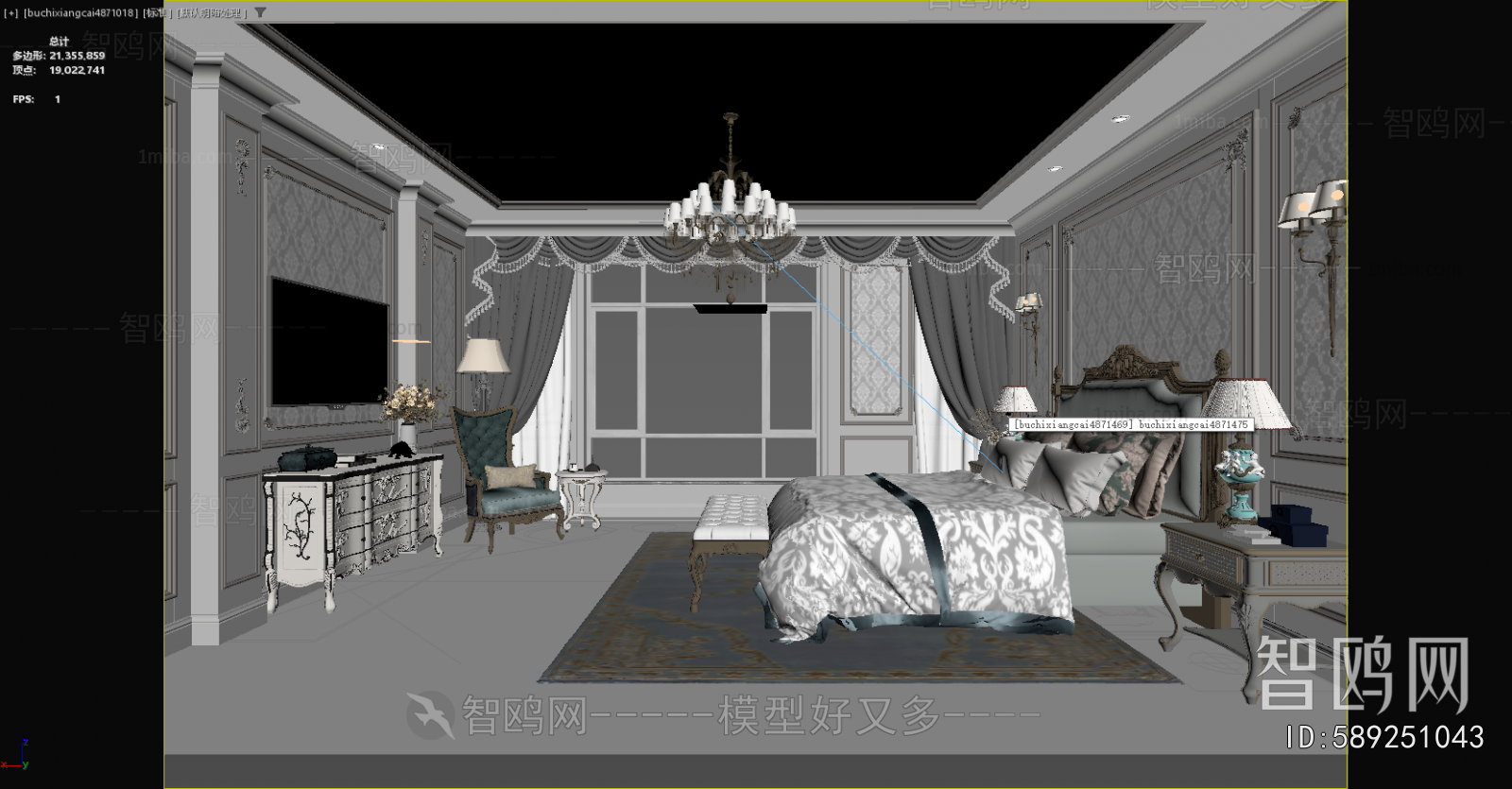 French Style Bedroom