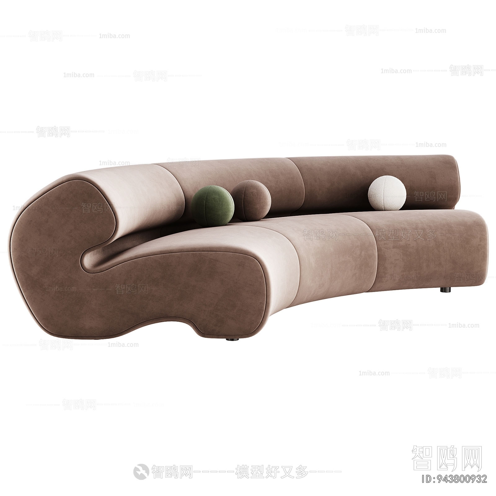 Modern Curved Sofa