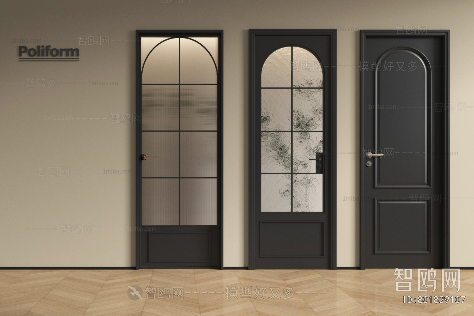 French Style Single Door