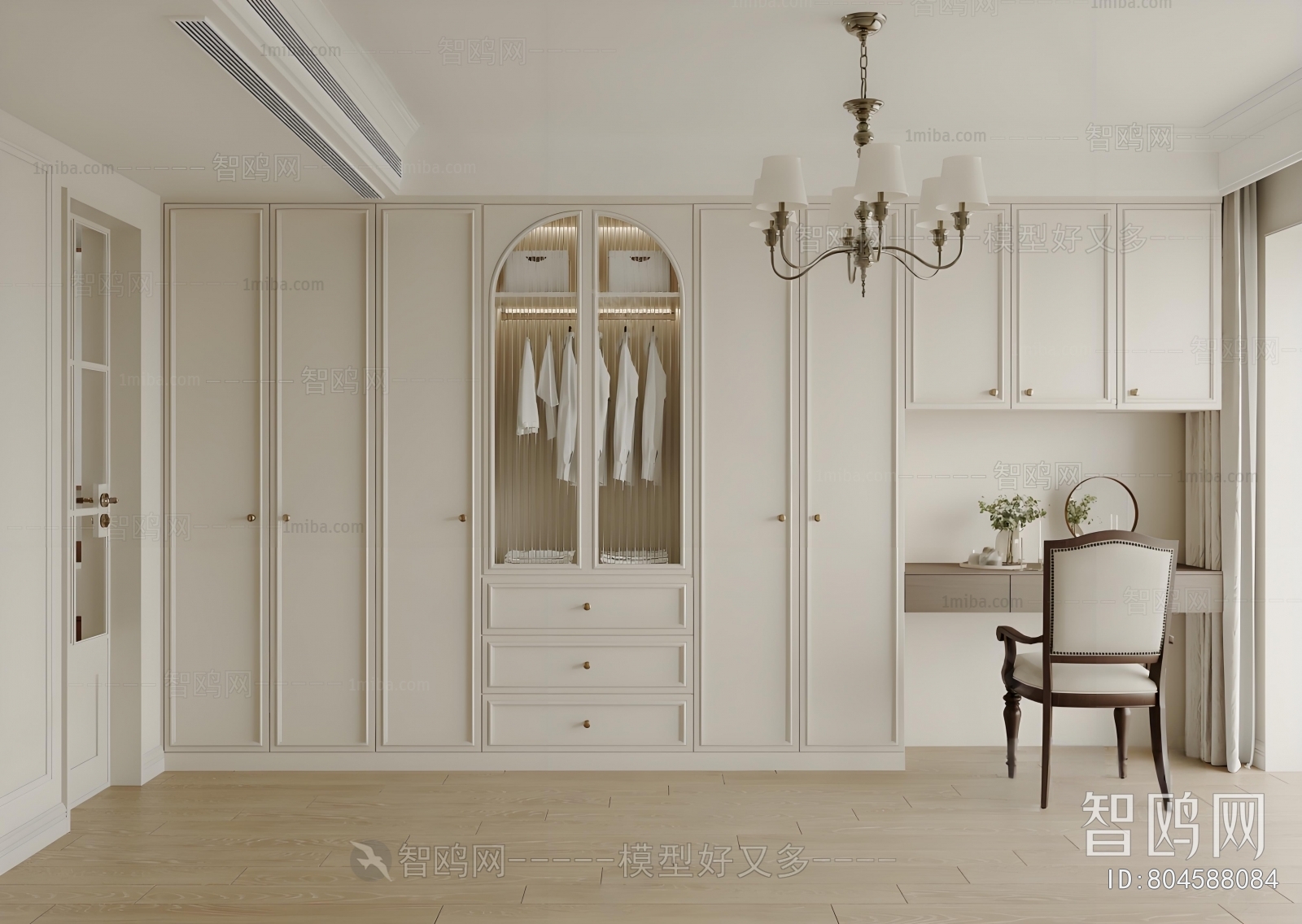 French Style Clothes Storage Area