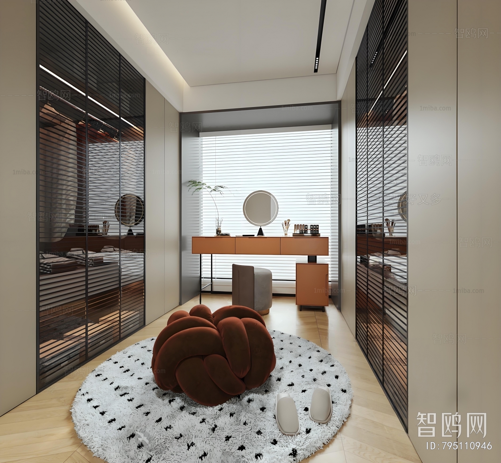 Modern Clothes Storage Area