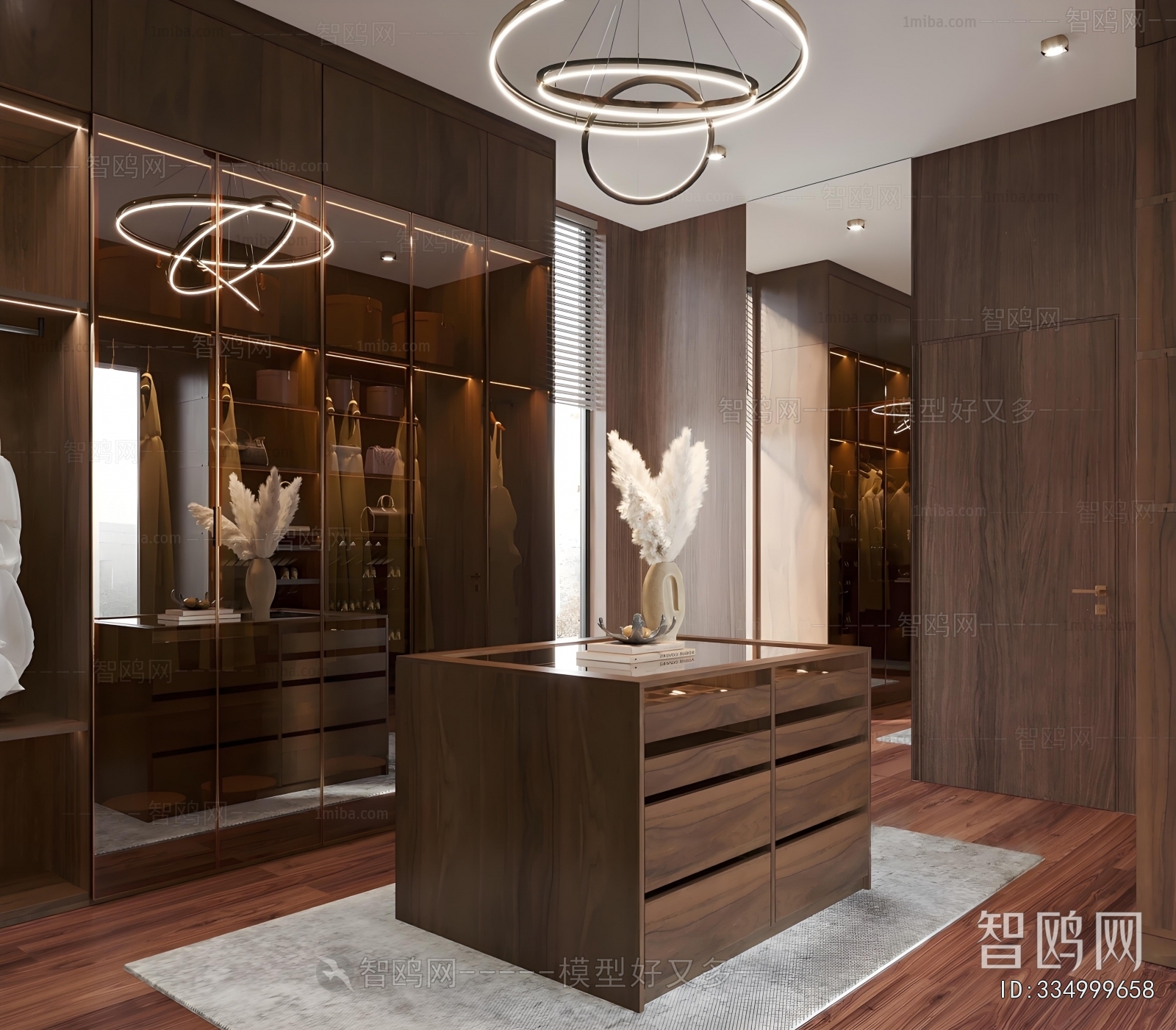 Modern Clothes Storage Area