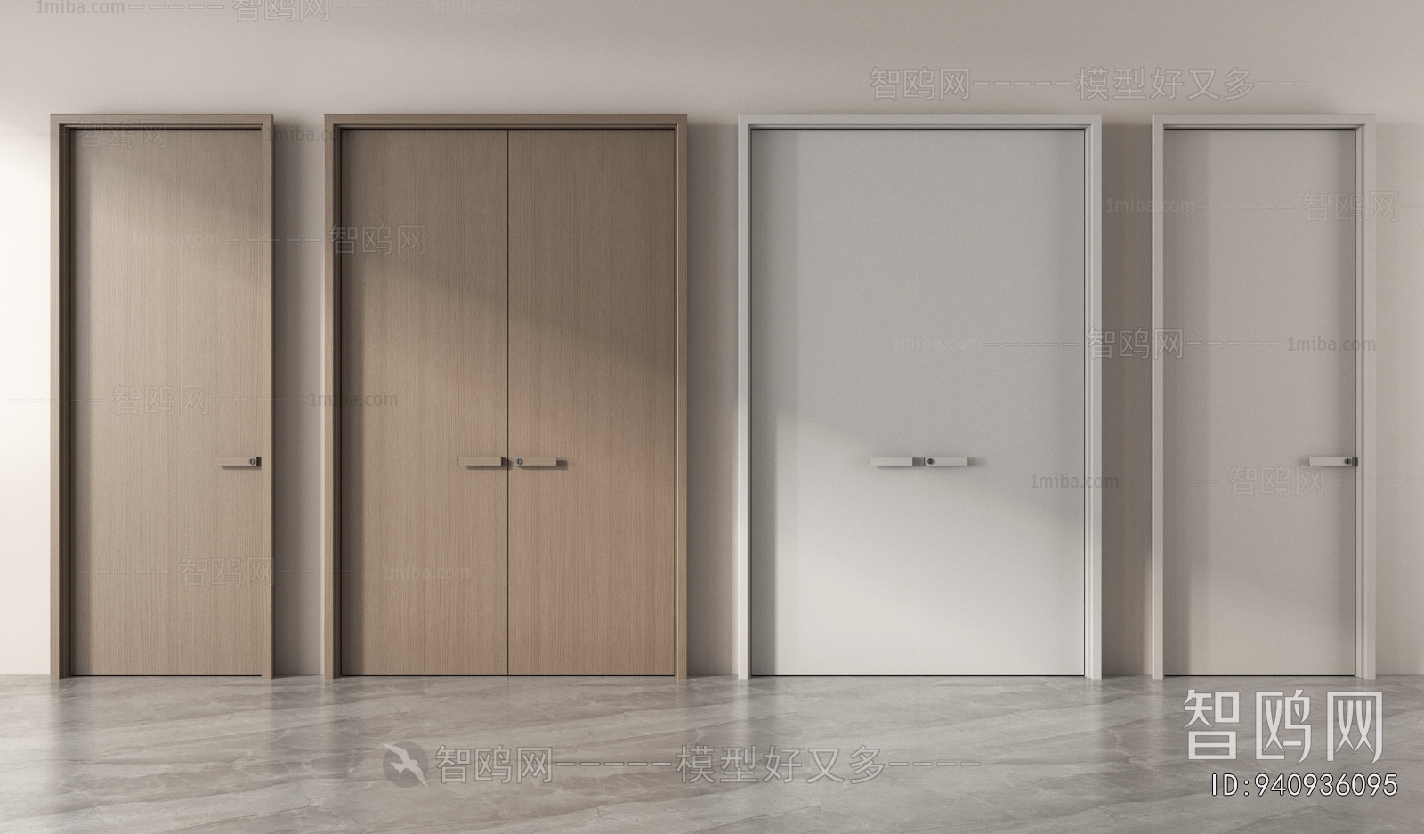Modern Double Door